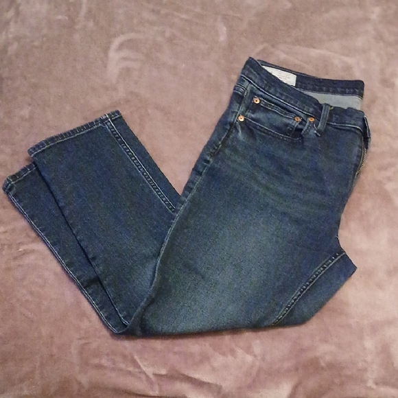 GAP Vintage Slim Mid Rise Jeans - Dark Blue - Picture 4 of 4